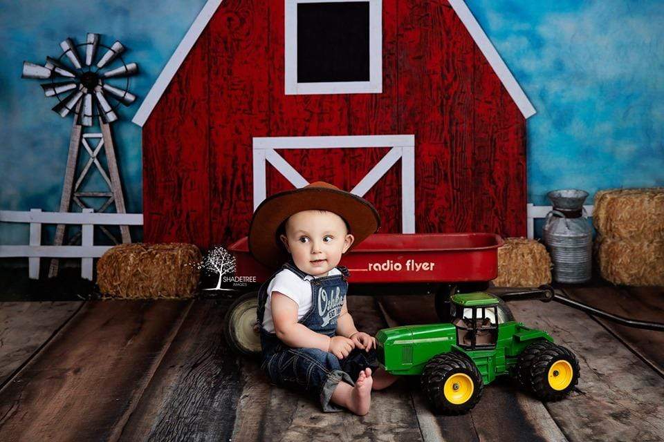 Kate Barnyard Fun Children Summer Backdrops Designed by Arica Kirby - Kate Backdrop AU