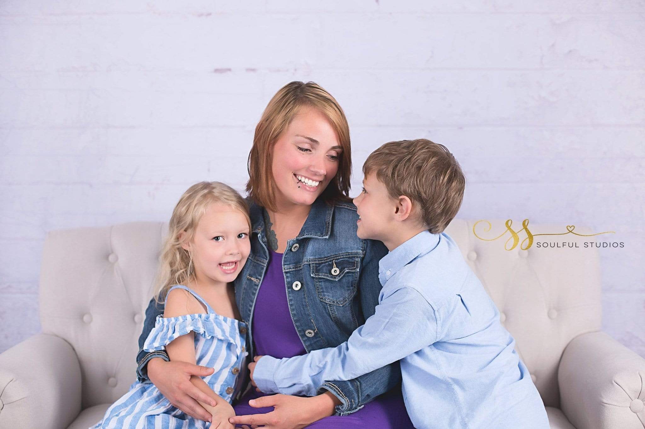 Kate Chippy Concrete Brick Backdrop for Photography Designed by Erin Larkins - Kate Backdrop AU