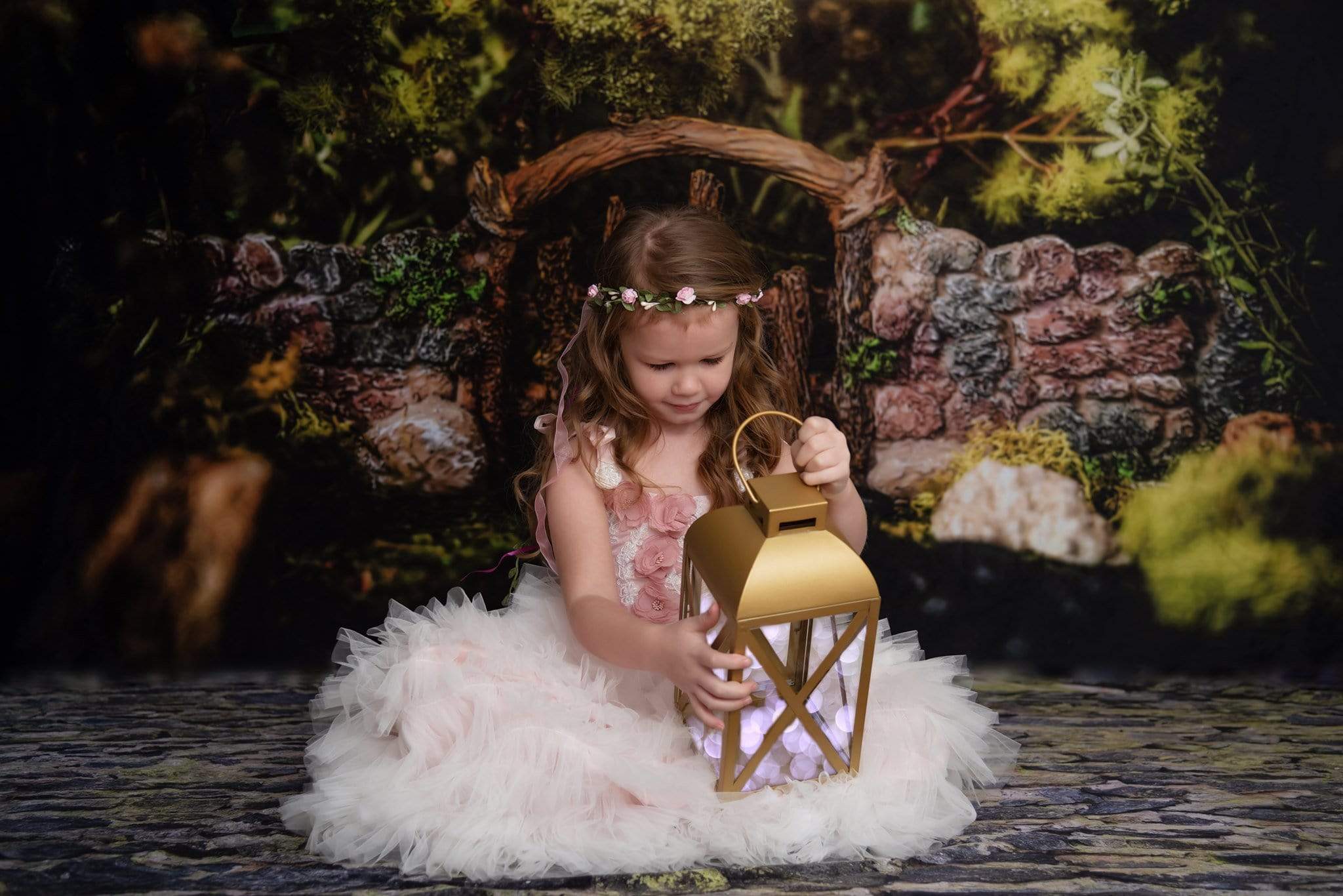 Kate Fairy Forest Gate Spring Backdrop Designed By Arica Kirby - Kate Backdrop AU