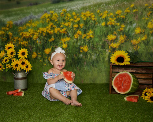 Kate Mountain Meadow Backdrop for Photography Designed by Lisa Granden - Kate Backdrop AU