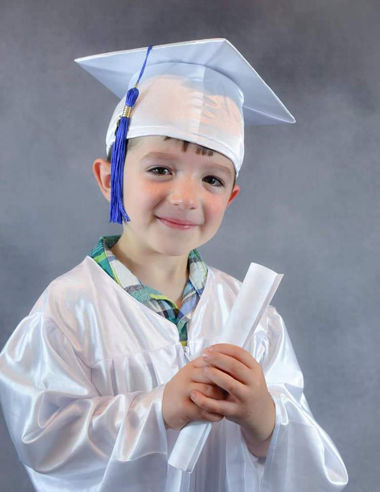 Kate Gray Light Blue Abstract Texture Senior Portrait Backdrop - Kate Backdrop AU