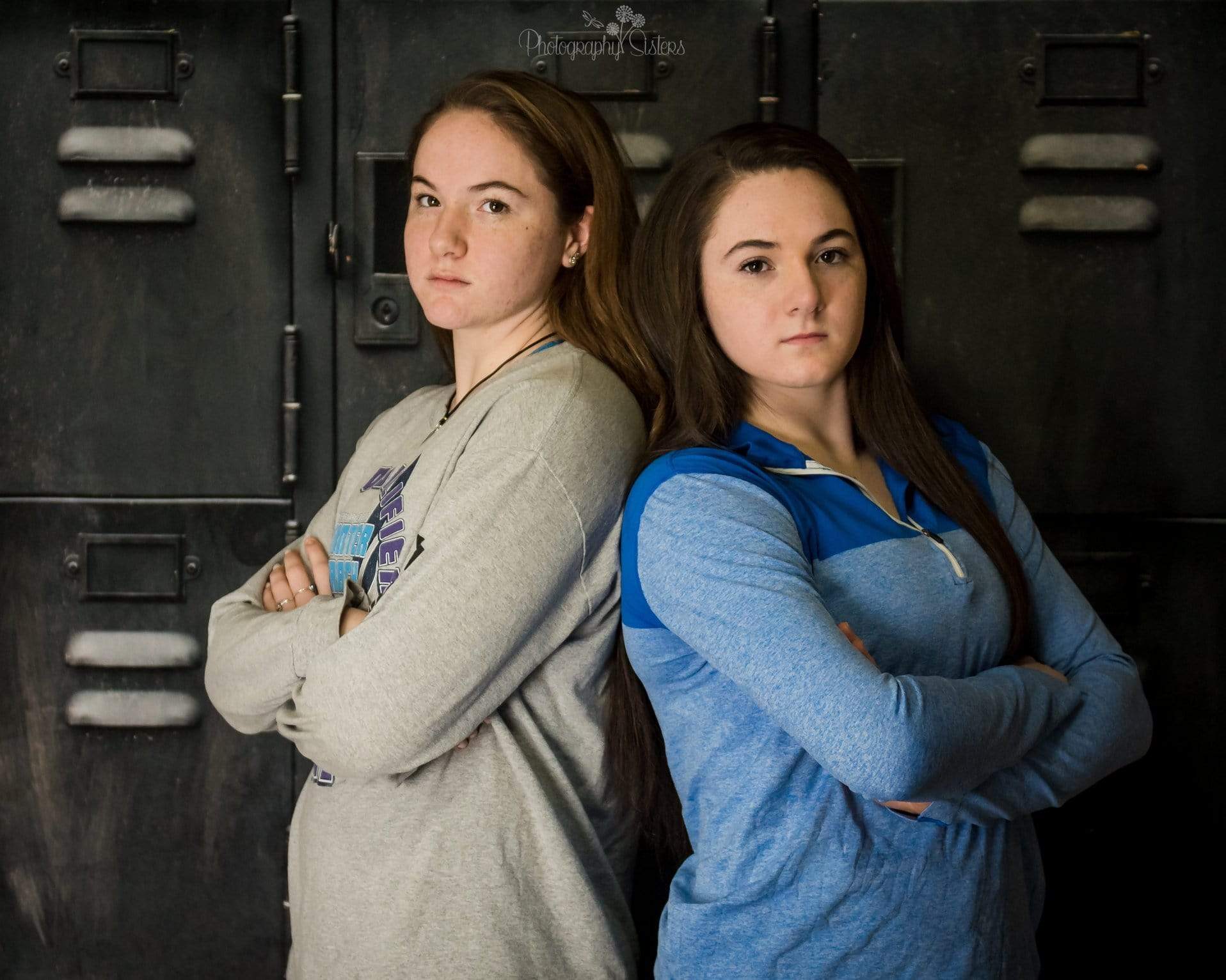 Kate Retro Dark Locker Cabinet Sports Backdrop for Photography - Kate Backdrop AU