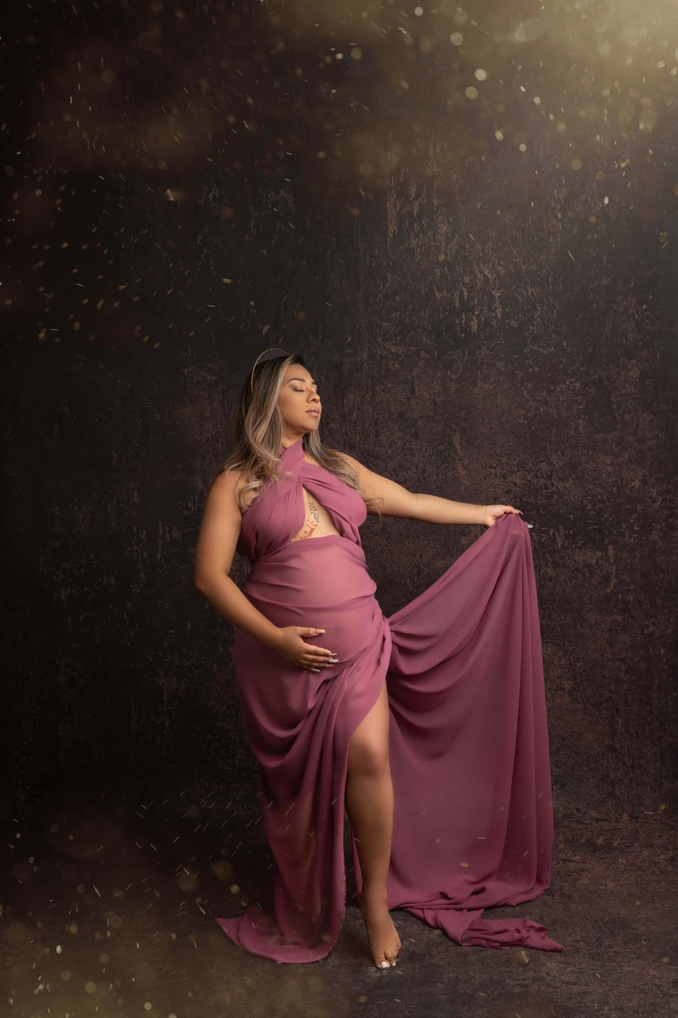 Kate Dark Gold Brown Abstract Backdrop for photography - Kate Backdrop AU