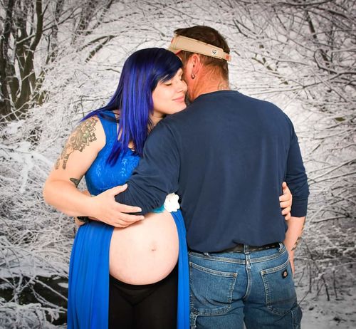 Kate Woodland Winter Snow Backdrop Designed by Michele Ernst Photography - Kate Backdrop AU