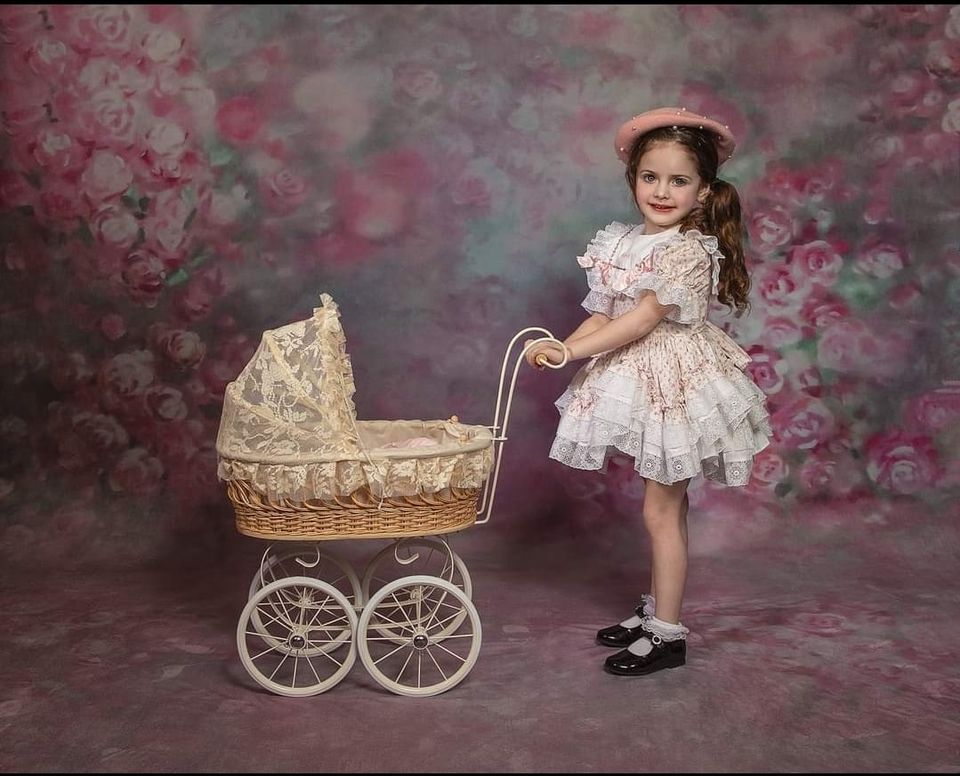 Kate Sweep Pink Florals Backdrop for Photography - Kate Backdrop AU