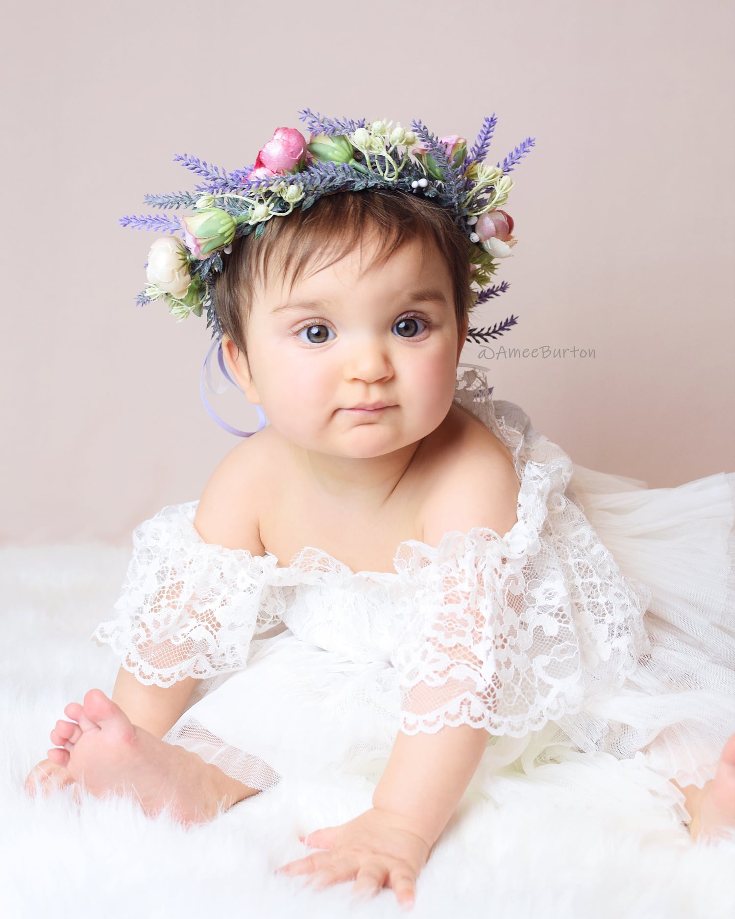 Kate Sweep Solid Cream Wood Floor Backdrop for Photography