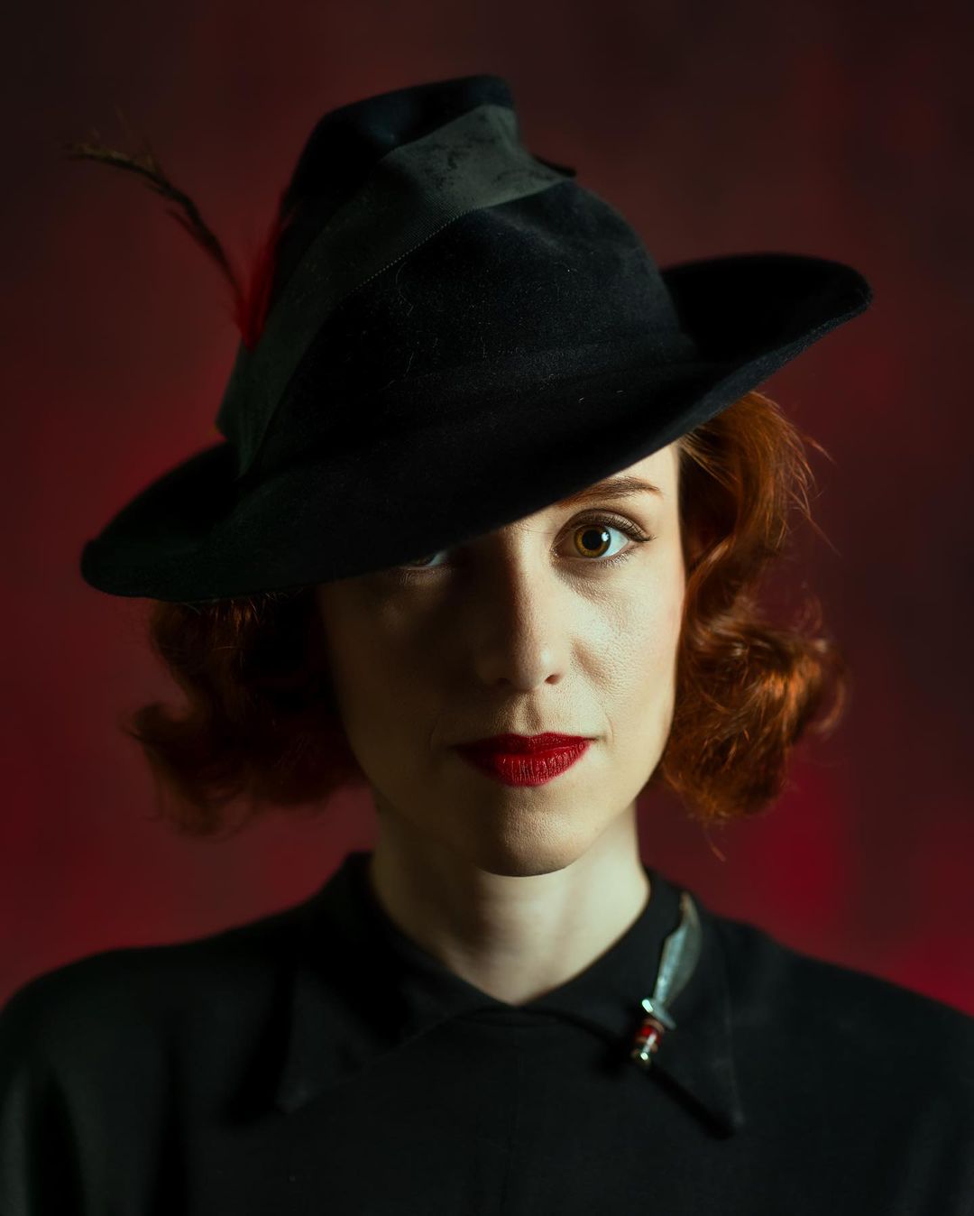 Kate Dark Red Wine Color Abstract Weave Pattern Texture Backdrop Designed by JFCC - Kate Backdrop AU