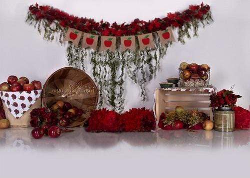 Kate Apple Pie with Decorations Backdrop for Children Photography Designed by Cassie Christiansen Photography - Kate Backdrop AU