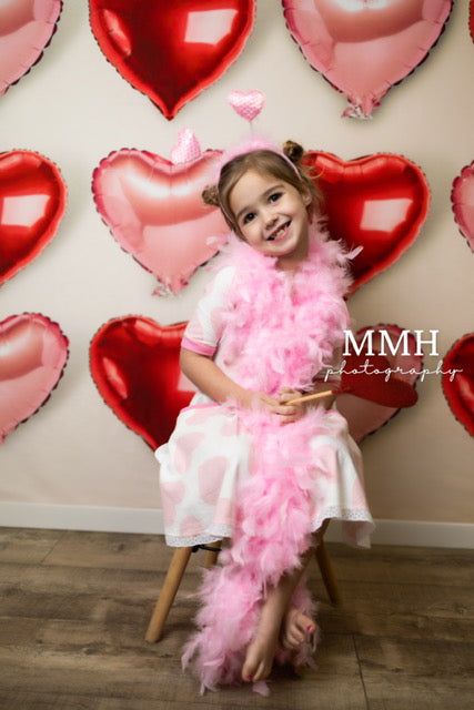 Kate Valentine's Day Backdrop Heart Designed by Melissa McCraw-Hummer - Kate Backdrop AU