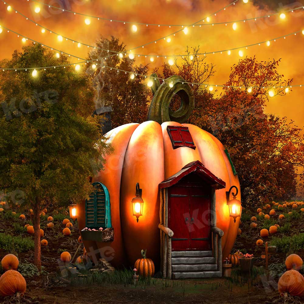 Kate Fall Pumpkin Backdrop Lights for Photography - Kate Backdrop AU