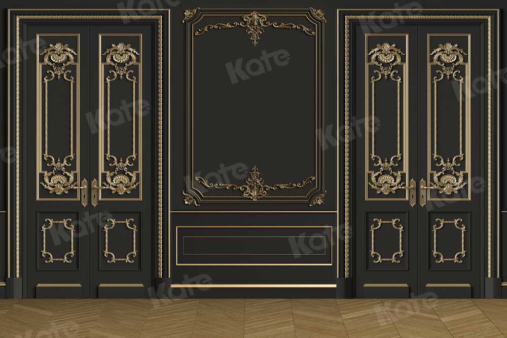 Kate Retro Wall Backdrop Gold And Black for Photography - Kate Backdrop AU