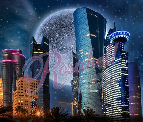 Kate Super Hero Moon City Backdrop Designed by Rosabell Photography - Kate Backdrop AU