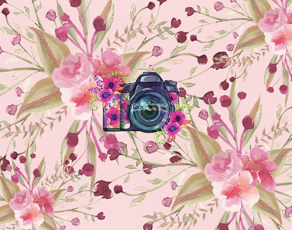 Kate Redberry Flower Backdrop for Photography Designed By Leann West - Kate Backdrop AU