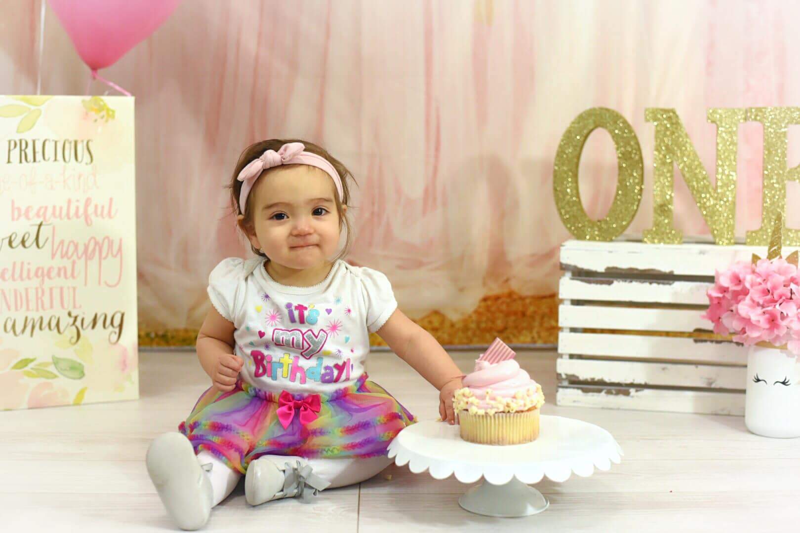 Kate Glitter Me Pink Backdrop for Photography designed by Arica Kirby - Kate Backdrop AU
