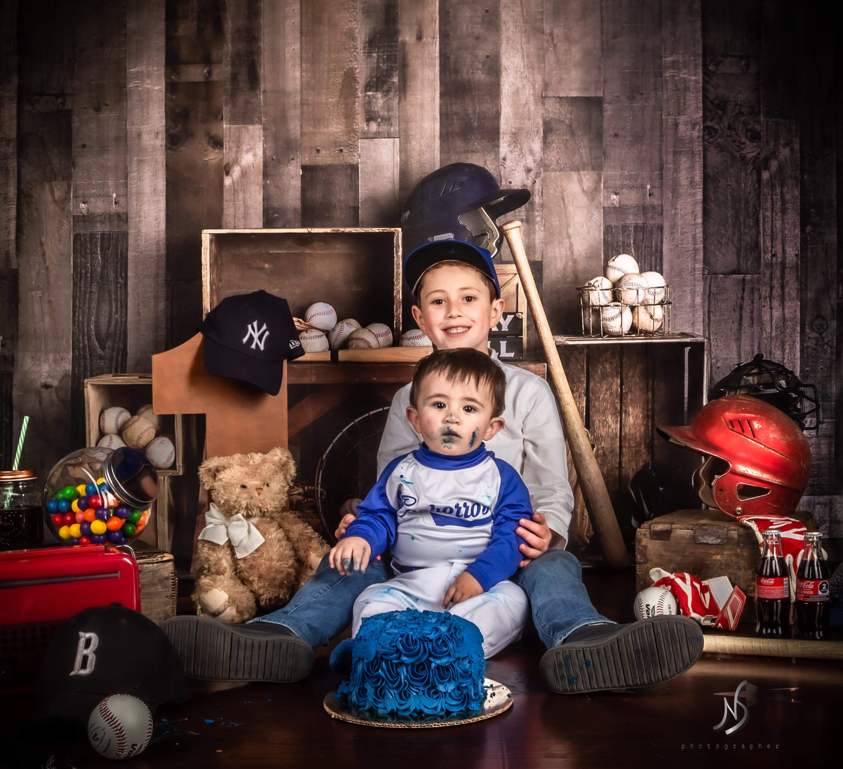 Kate Vintage Baseball Sports Backdrop Designed By Mandy Ringe Photography - Kate Backdrop AU
