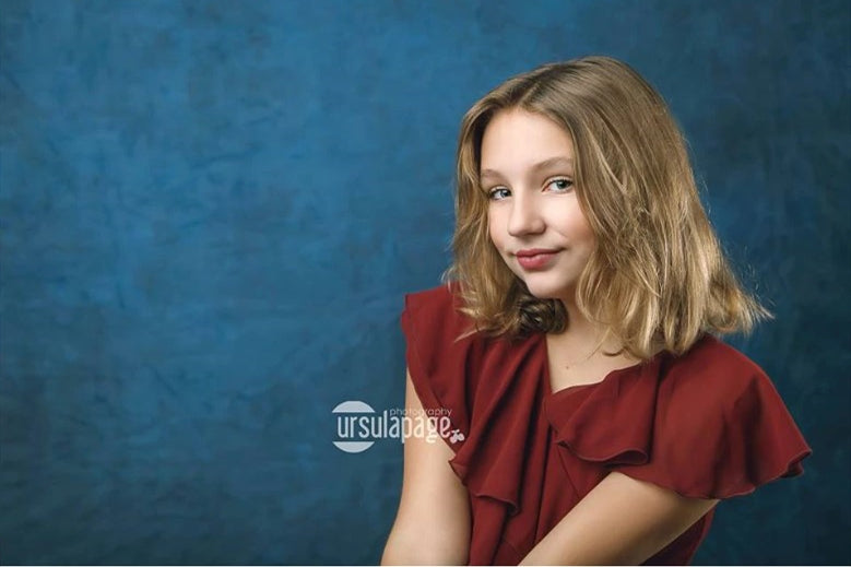 Blue Backdrop for Cutout an Image
