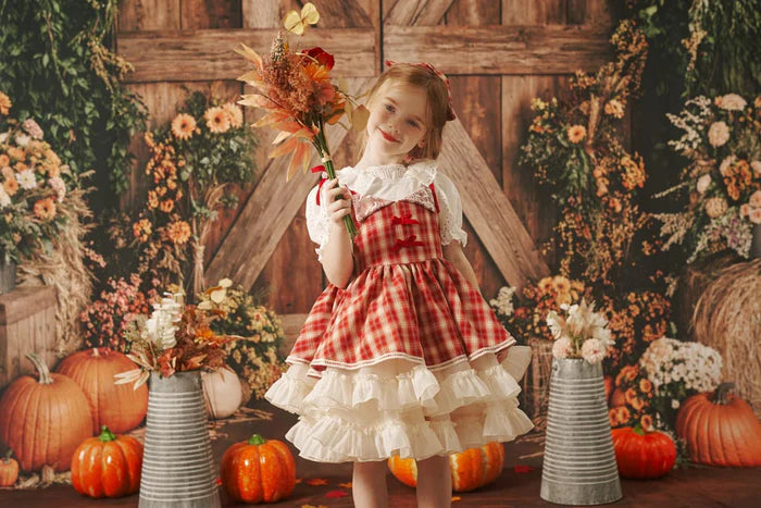 Kate Halloween/Autumn Artificial Orange Pumpkin for Photography