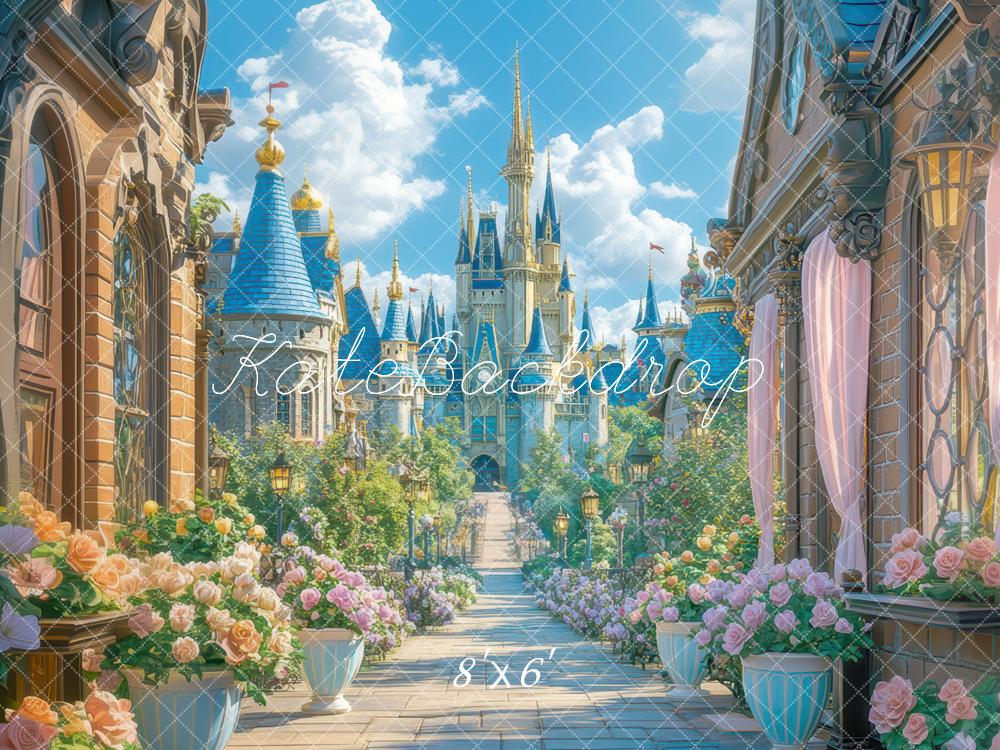 Kate Princess Castle Pathway Backdrop Designed by Mini MakeBelieve - Kate Backdrop AU
