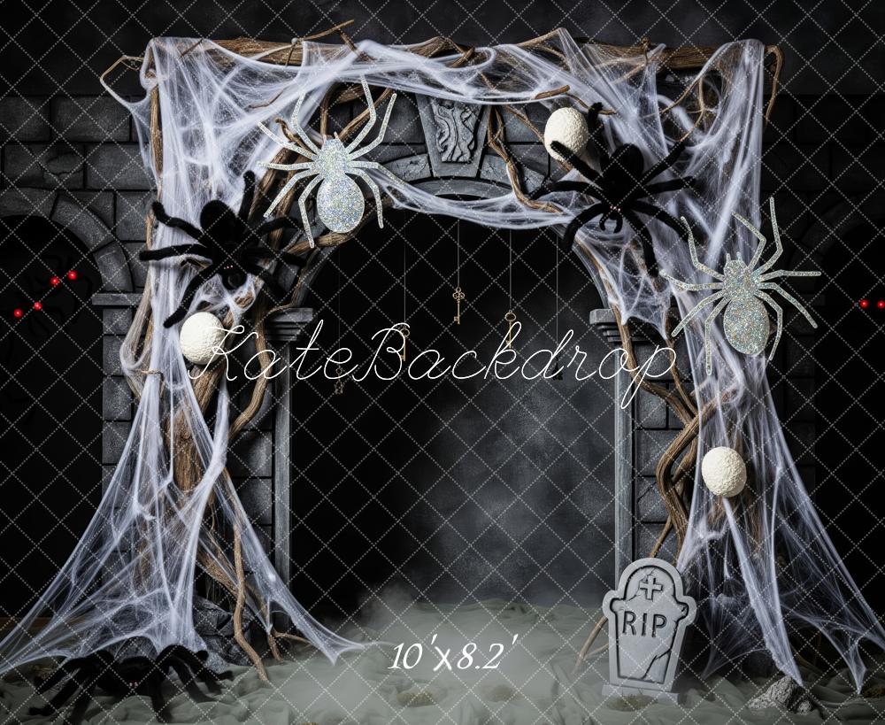 Kate Halloween Spider Webs Backdrop Designed by Patty Roberts