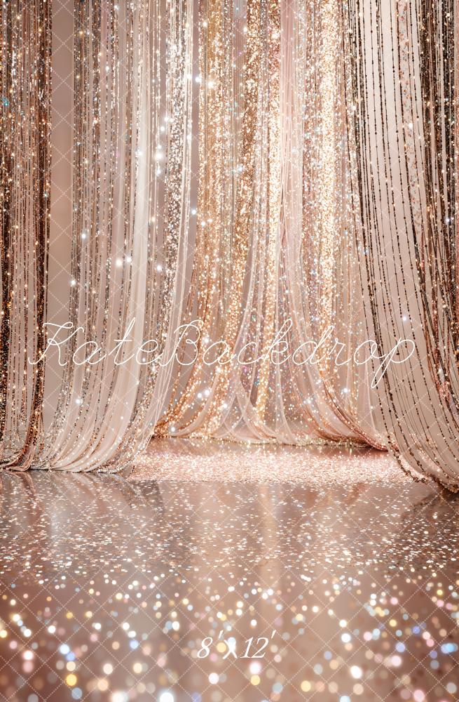 Kate Glitter Curtain Sparkle Floor Backdrop Designed by Chain
