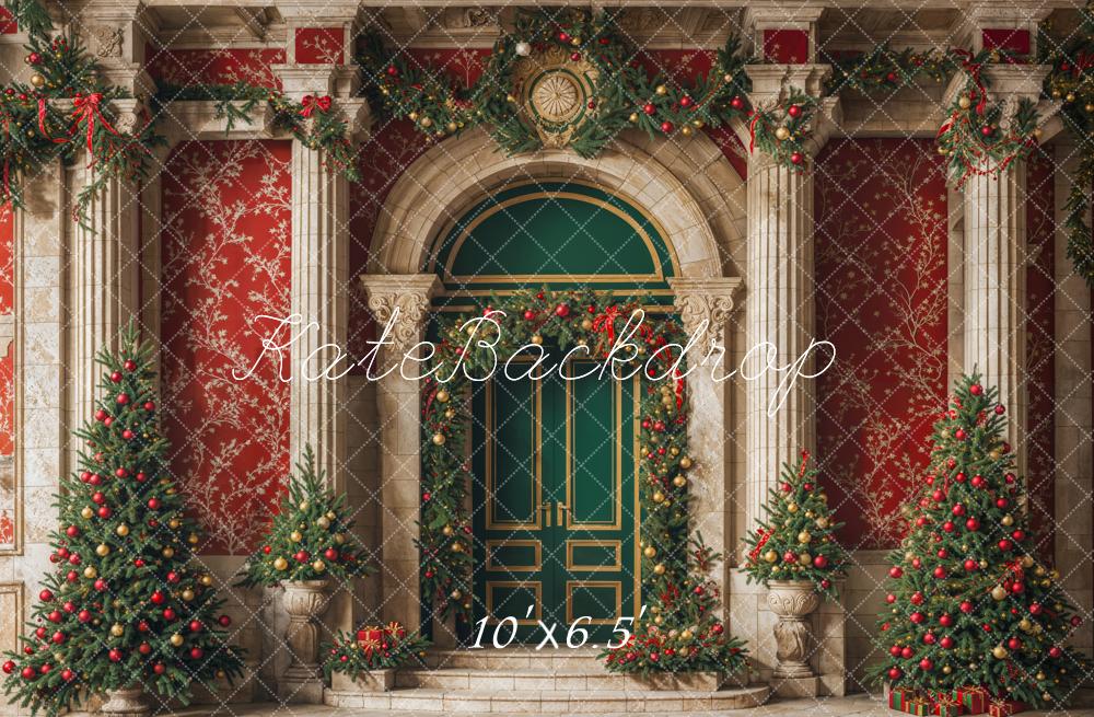 Kate Christmas Grand Entrance Backdrop Designed by Emetselch - Kate Backdrop AU