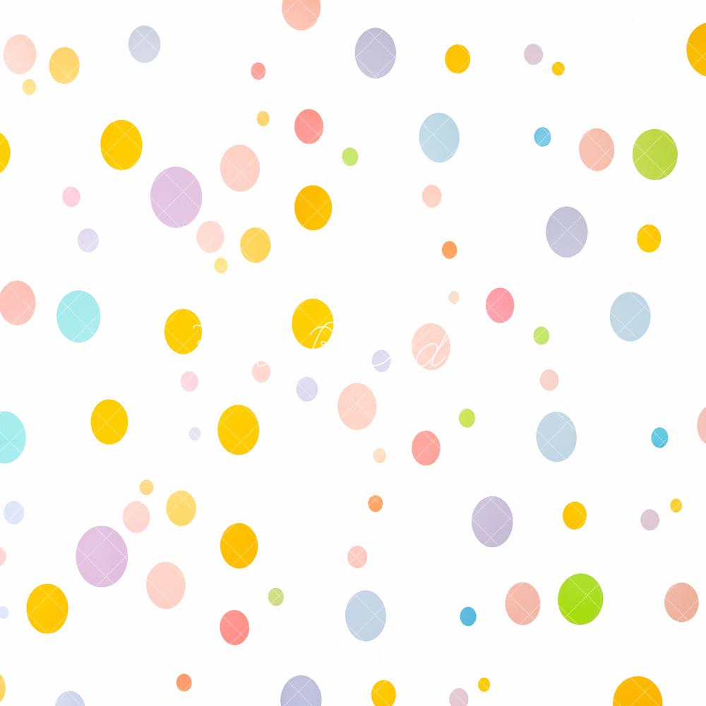 Kate Colourful Polka Dots Backdrop Designed by Emetselch - Kate Backdrop AU