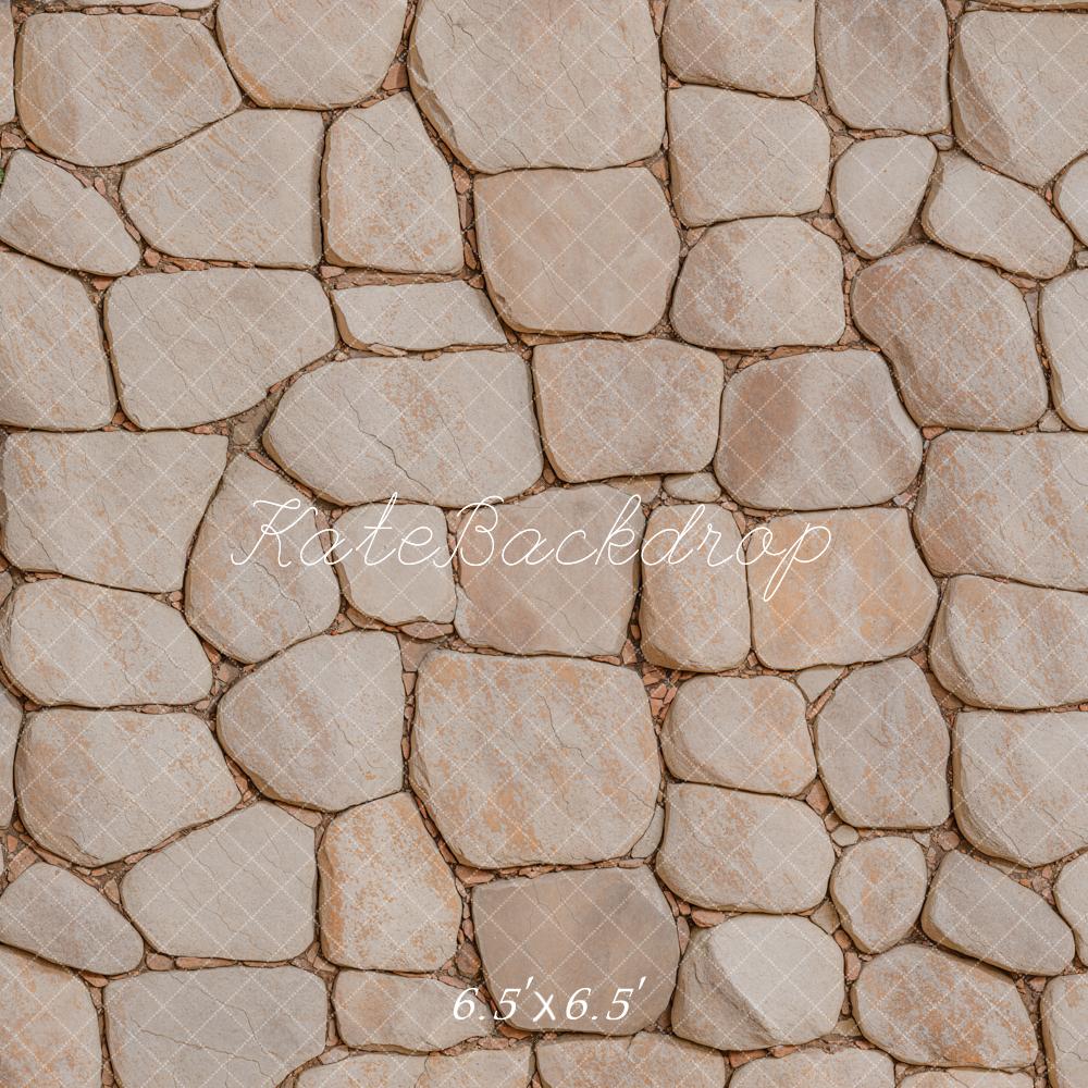 Kate Cobblestone Stone Wall Backdrop Designed by Emetselch