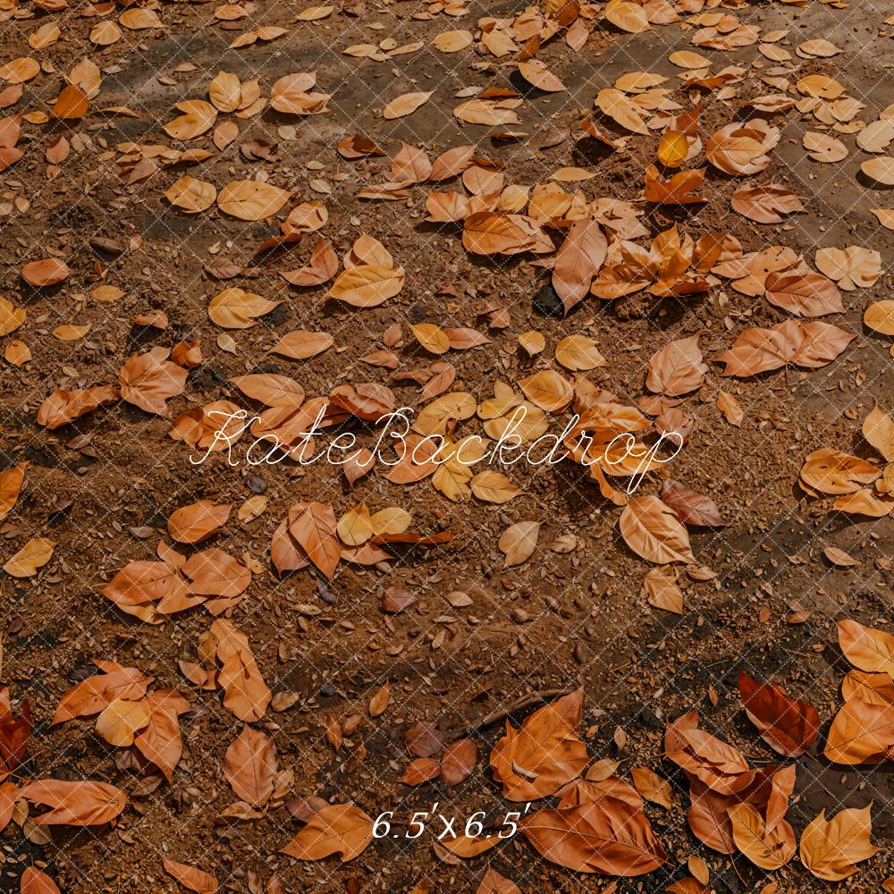 Kate Autumn Leaves Ground Backdrop Designed by Emetselch