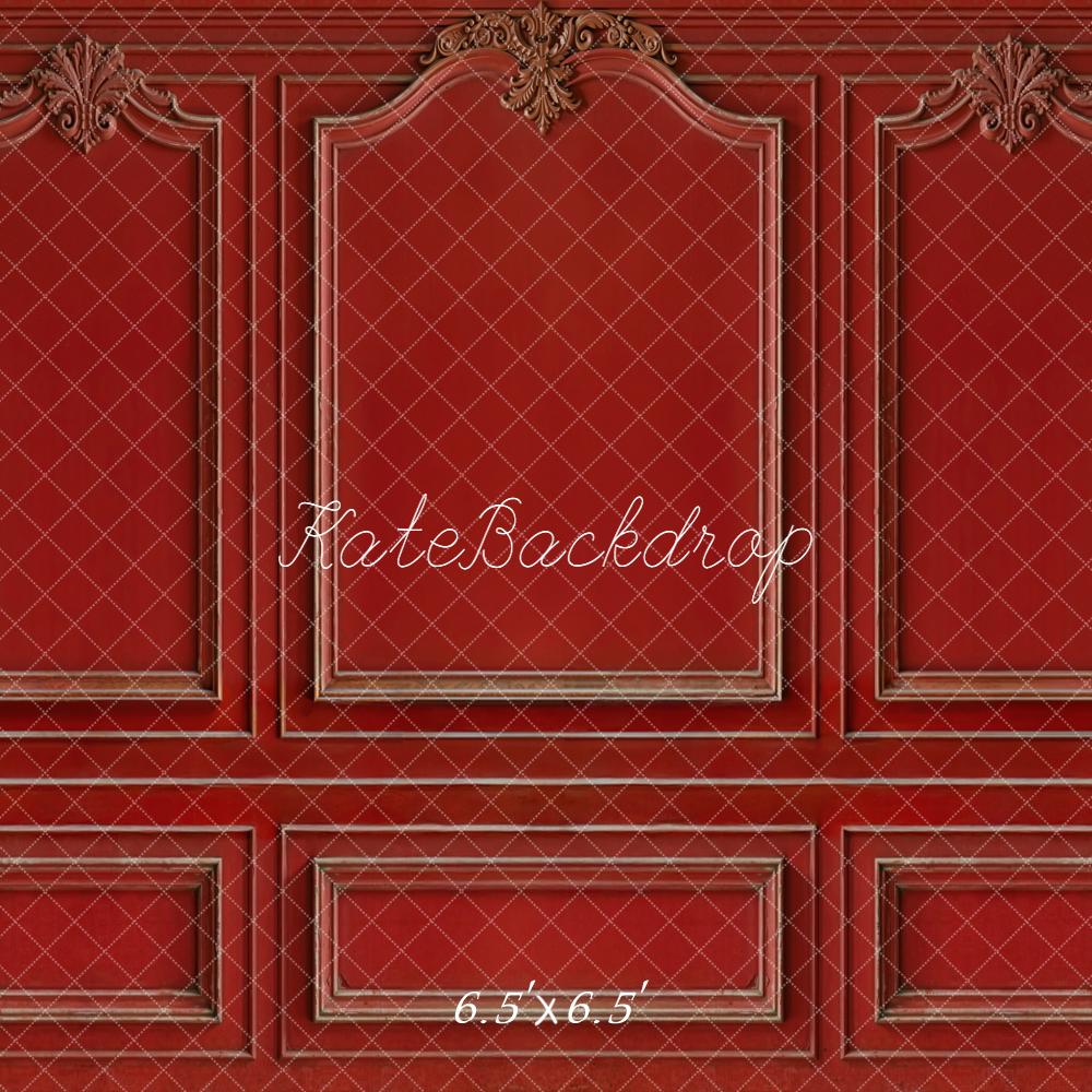 Kate Red Vintage Wall Backdrop Designed by Kate Image - Kate Backdrop AU