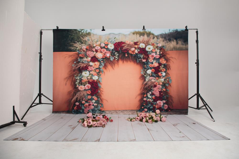 Kate Painted Boho Free Spirit Backdrop Outside Floral Designed by Mini MakeBelieve - Kate Backdrop AU