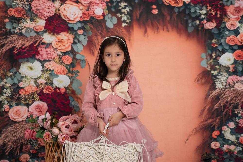 Kate Painted Boho Free Spirit Backdrop Outside Floral Designed by Mini MakeBelieve - Kate Backdrop AU