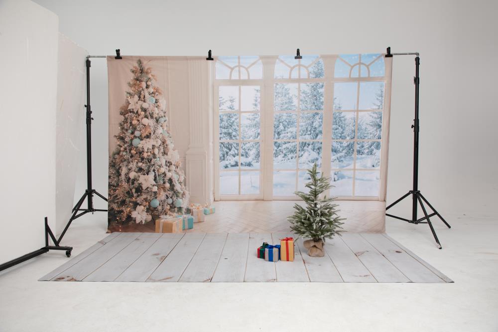 Kate Christmas White Backdrop Winter for Photography - Kate Backdrop AU
