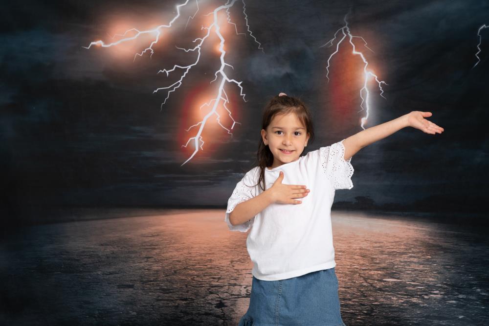 Kate Dark Sky Road Backdrop for Sports Photography designed by Jerry_Sina - Kate Backdrop AU