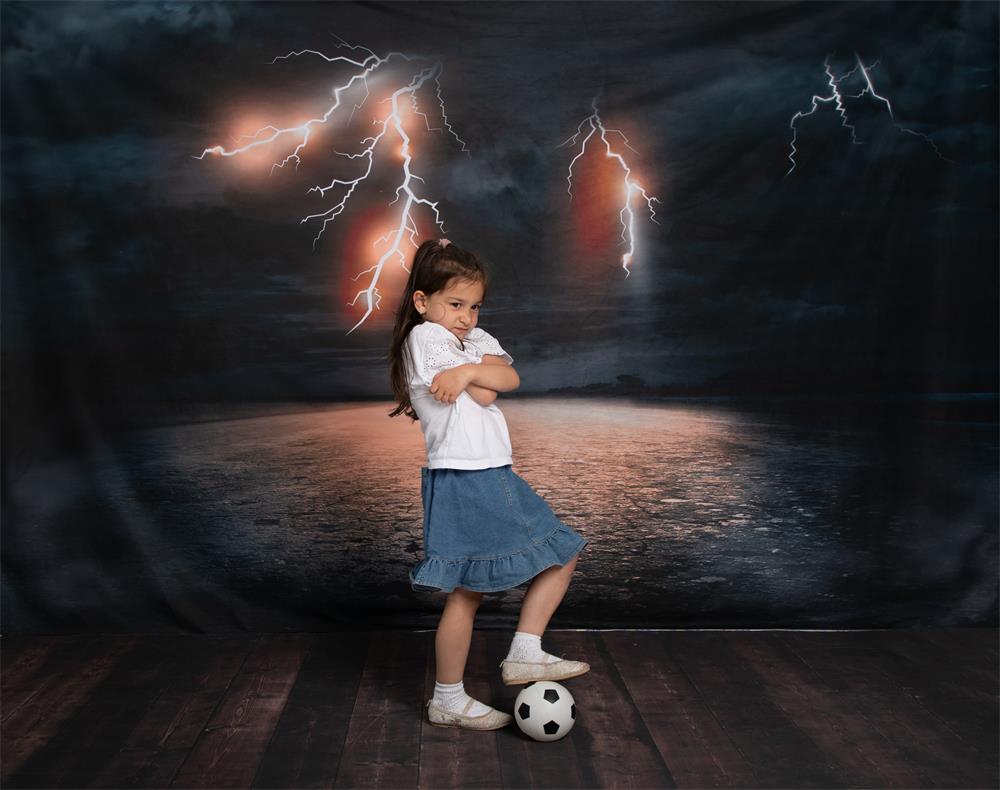 Kate Dark Sky Road Backdrop for Sports Photography designed by Jerry_Sina - Kate Backdrop AU