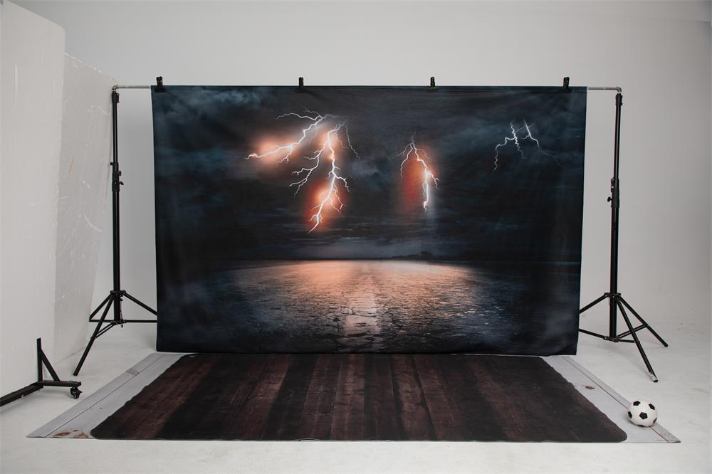 Kate Dark Sky Road Backdrop for Sports Photography designed by Jerry_Sina - Kate Backdrop AU