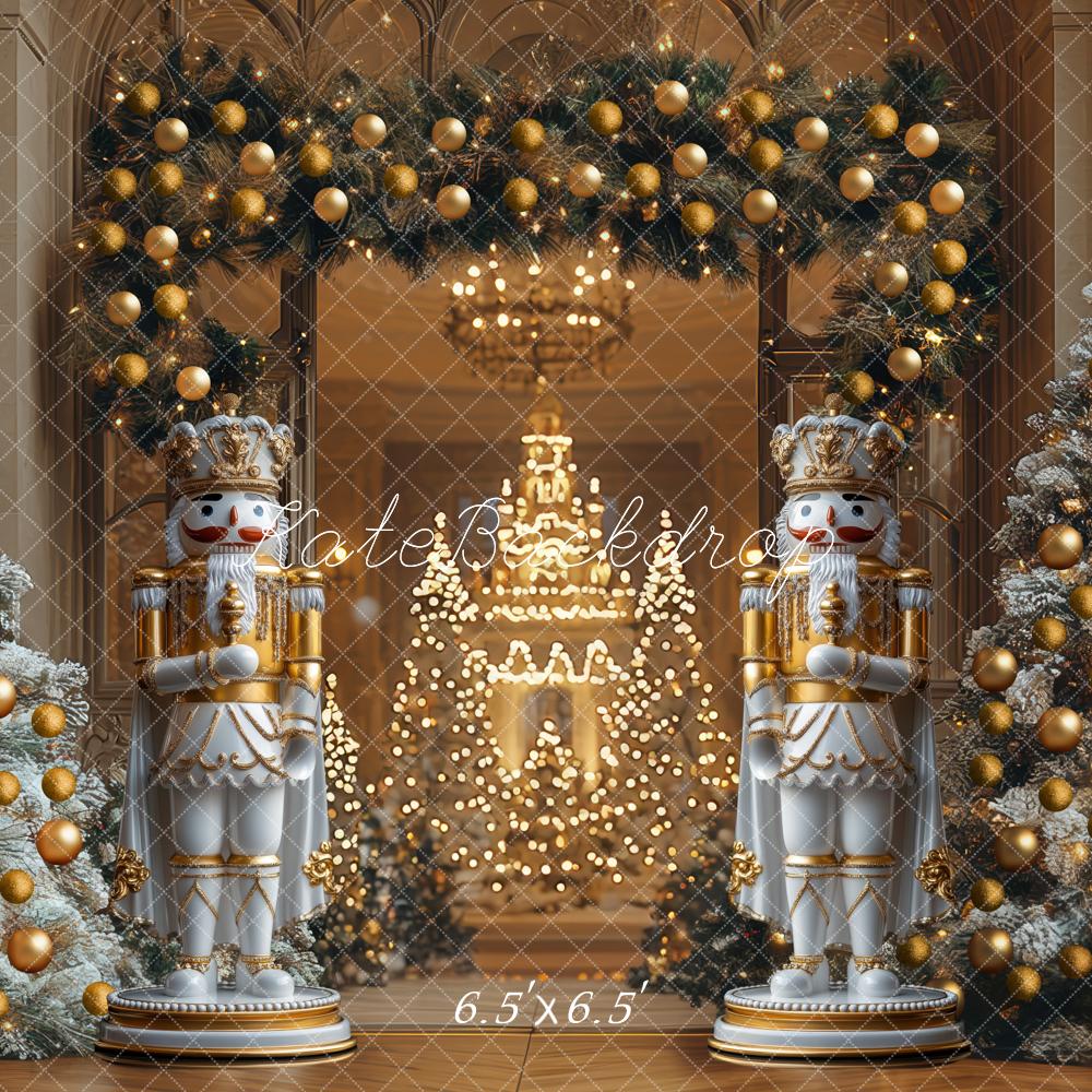 Kate Christmas Nutcracker Backdrop Designed by Mini MakeBelieve - Kate Backdrop AU