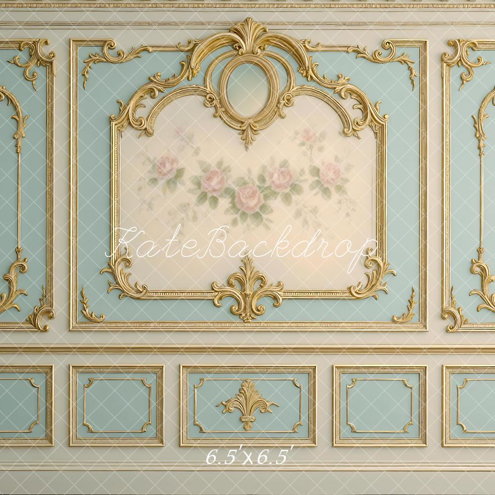 Kate Ornate Wall Rose Painting Backdrop Designed by Mini MakeBelieve