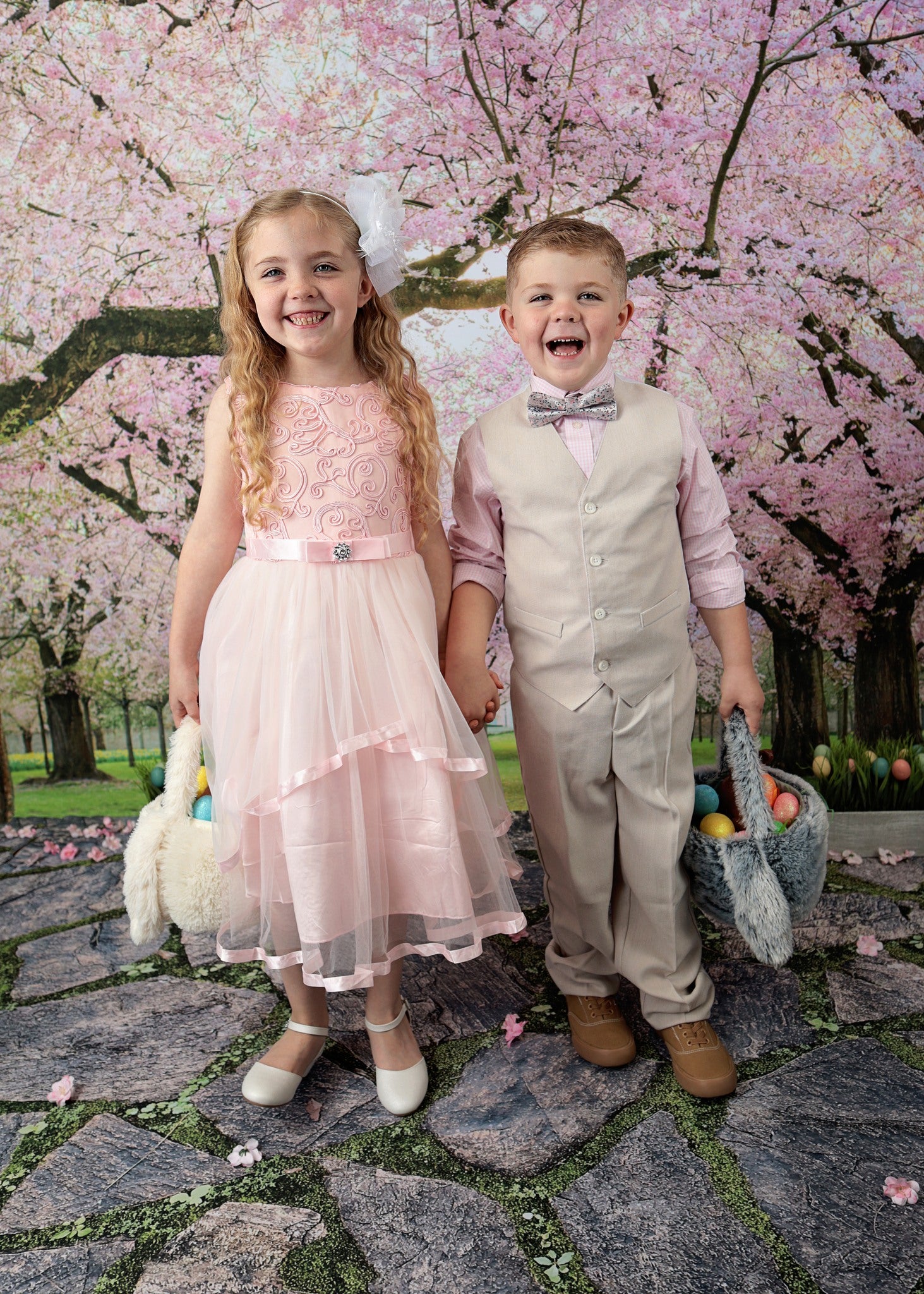 Kate Spring Cherry Blossoms Backdrop Designed by Emetselch