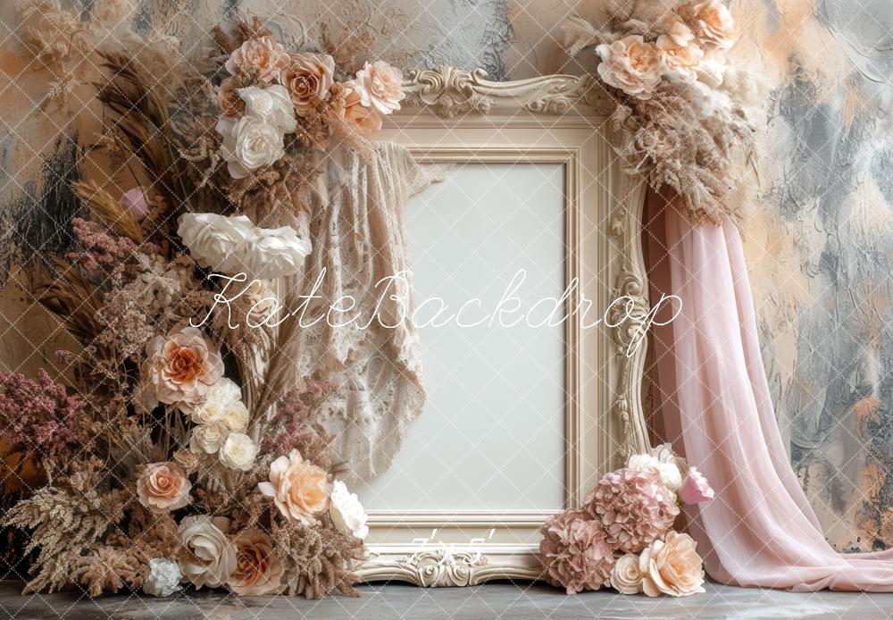 Kate Vintage Flowers Backdrop Designed by Mini MakeBelieve - Kate Backdrop AU