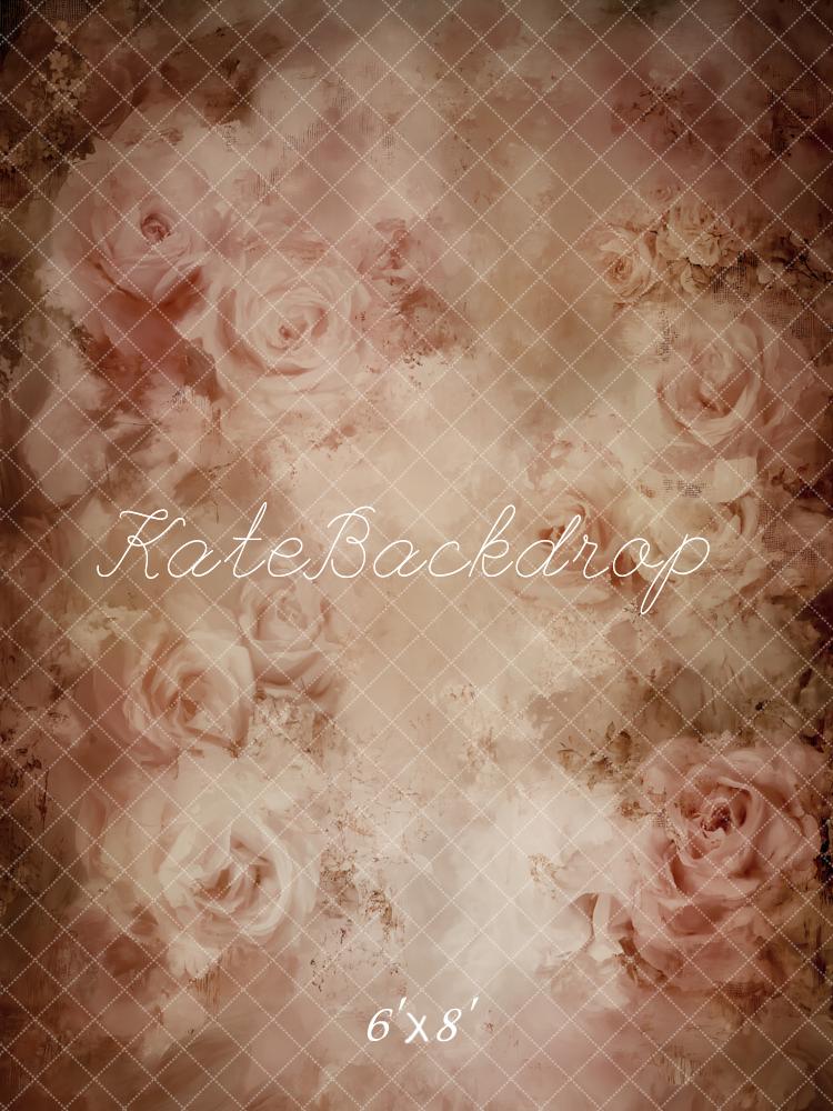 Kate Vintage Roses Fine Art Fleece Backdrop Designed by Chain