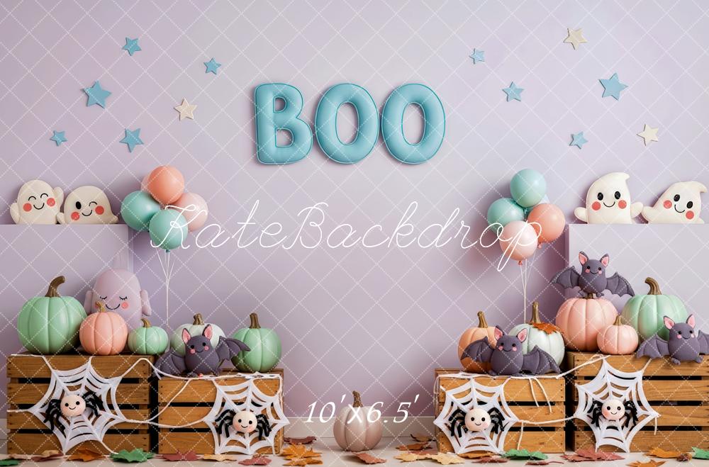 Kate Halloween Bats Balloons Backdrop Designed by Patty Roberts