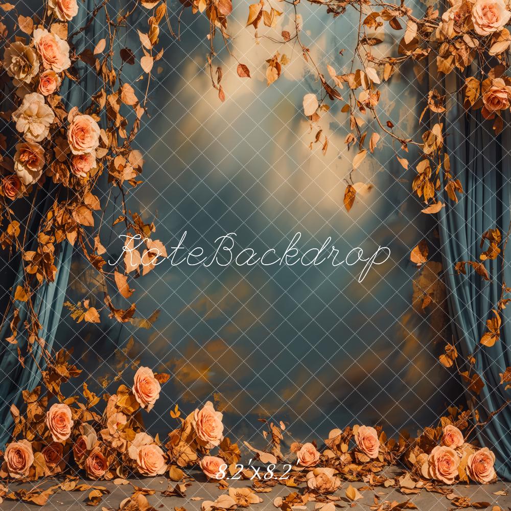 Kate Autumn Floral Backdrop Designed by Emetselch - Kate Backdrop AU