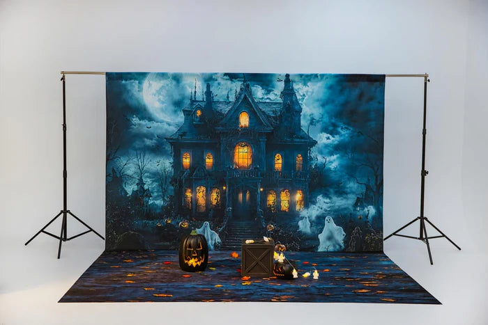Kate Halloween 2pcs Jack-o'-Lantern - Smiling Artificial Black Pumpkin for Photography
