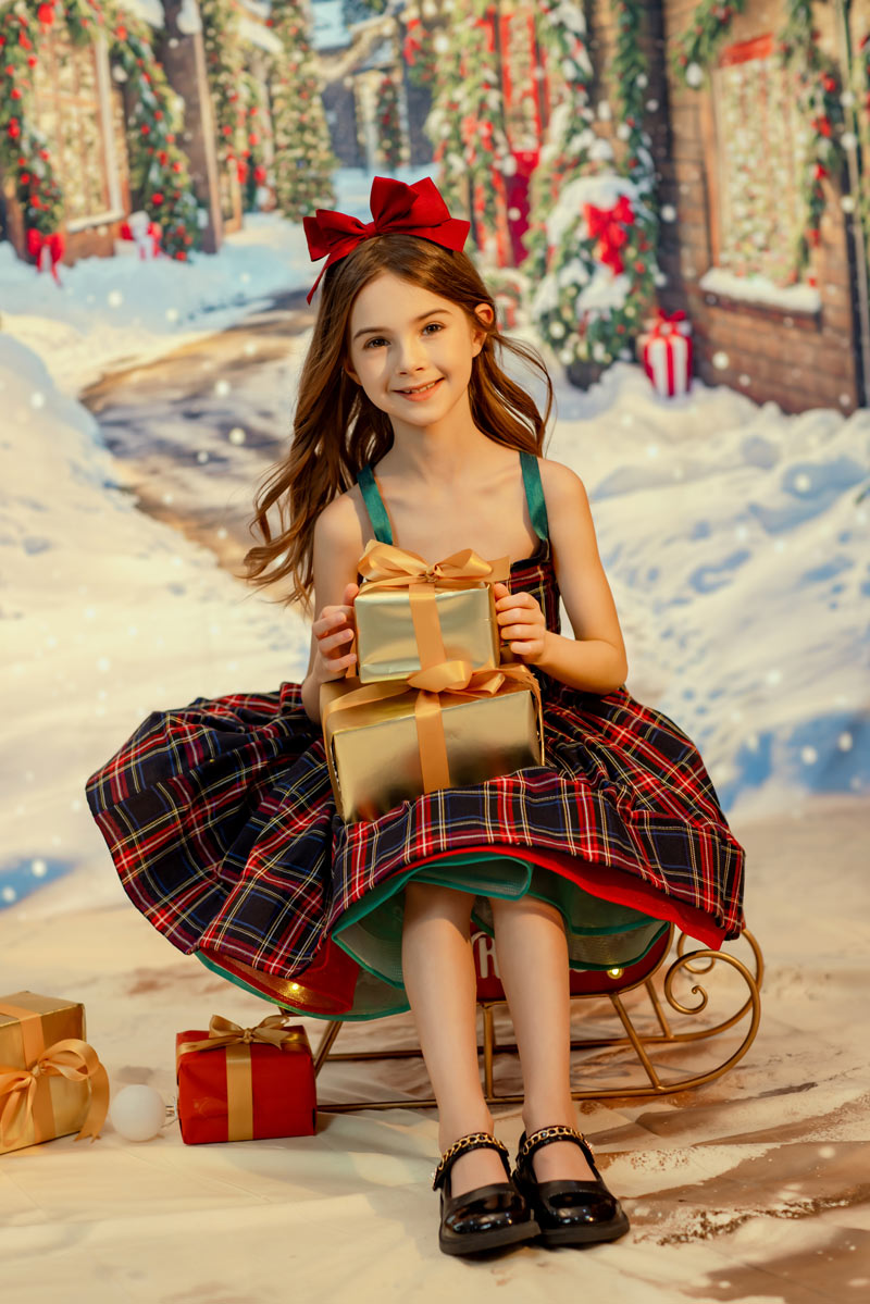 Kate Christmas Gift Shop Street Room Set(8ftx8ft&10ftx8ft&8ftx10ft)