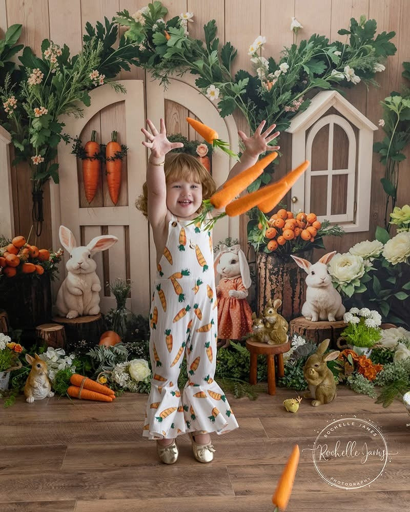 Kate Easter Bunny Garden Backdrop Designed by Emetselch - Kate Backdrop AU