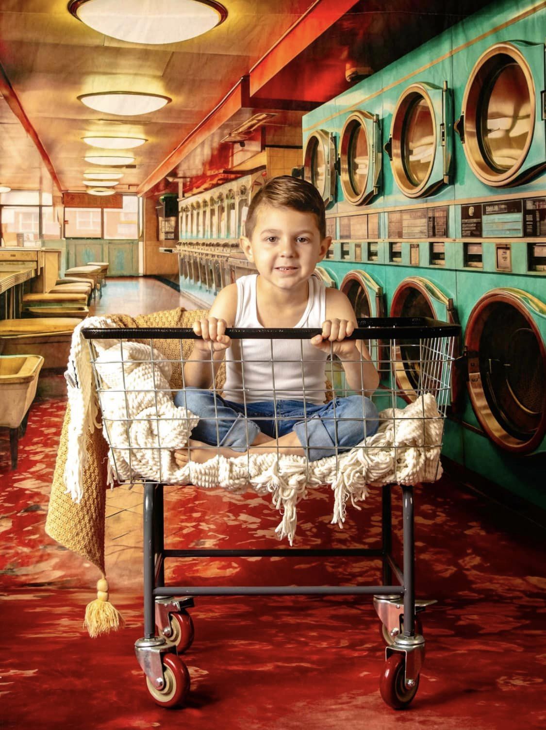 Kate Laundromat Backdrop Designed by Lidia Redekopp - Kate Backdrop AU