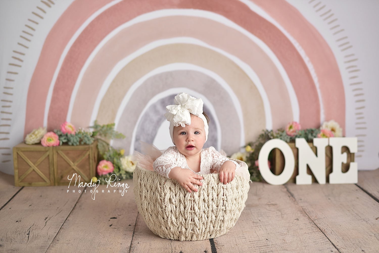 Kate Boho Rainbow Fleece Backdrop Designed by Mandy Ringe Photography - Kate Backdrop AU