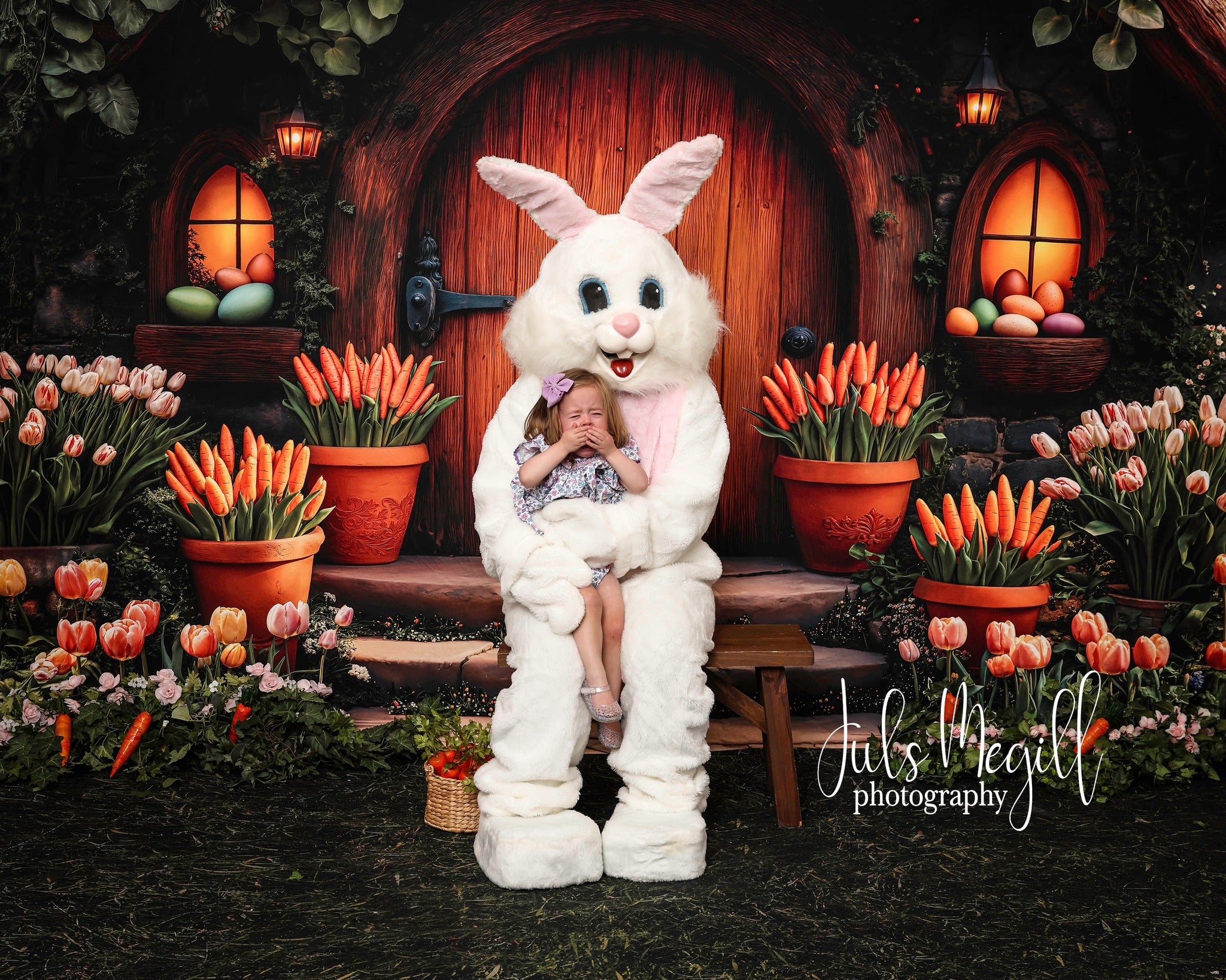 Kate Easter Carrot House Backdrop Designed by Emetselch