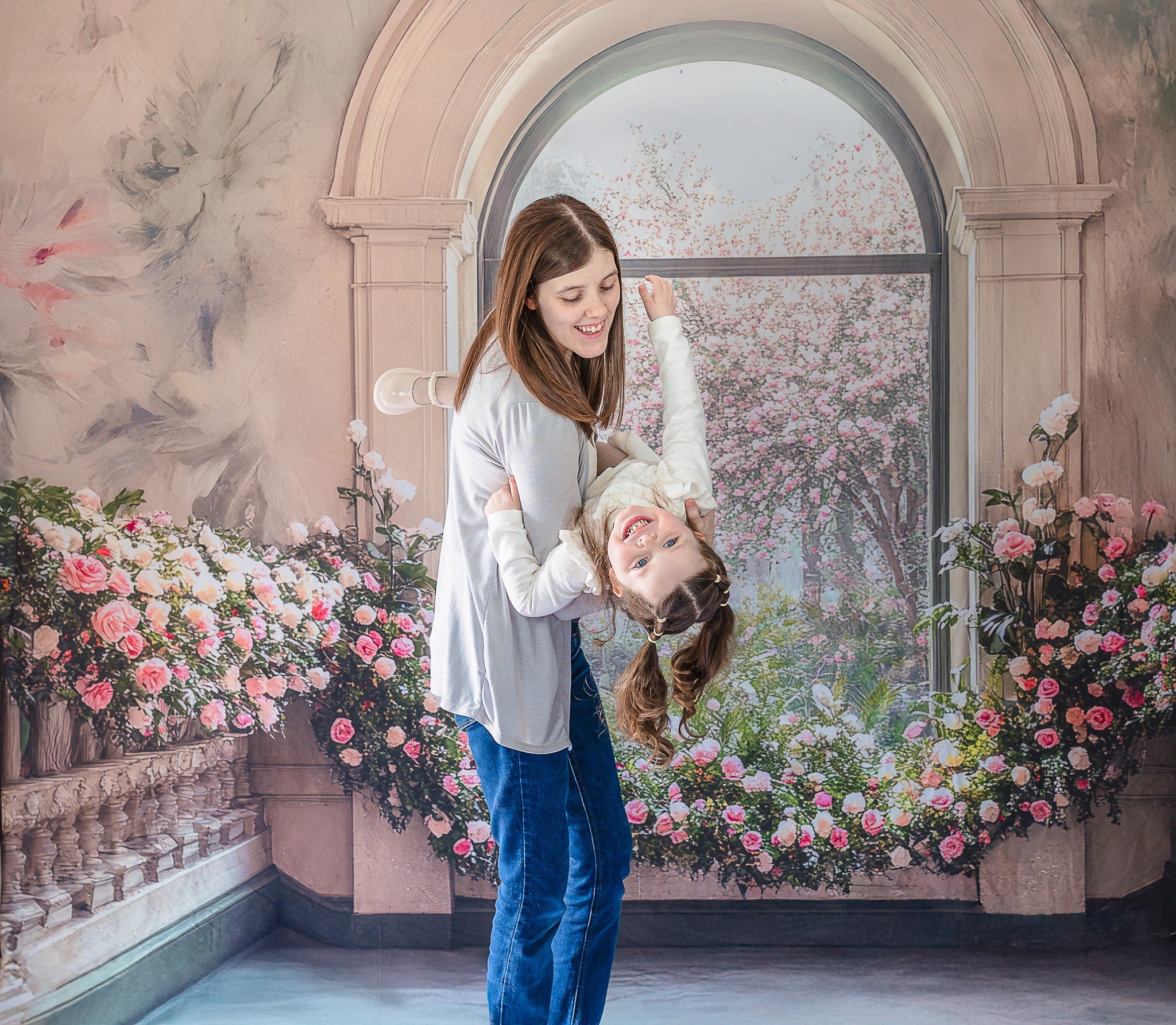 Kate Spring Flower Arch Backdrop Designed by Mini MakeBelieve