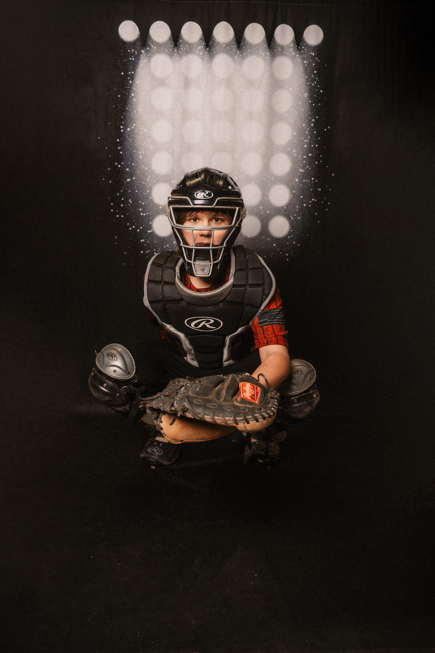 Kate Sweep Sport Stadium Spotlight Backdrop Designed by Patty Roberts